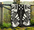 Gambier Islands Premium Quilt - Gambier Islands Flag Polynesian White Tattoo (Black) - Polynesian Pride