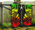 Austral Islands Premium Quilt - Austral Islands Flag Polynesian Reggae Tattoo (Black) - Polynesian Pride