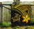 Hawaii Quilt - Hawaii Turtle Plumeria Quilt Yellow - Polynesian Pride
