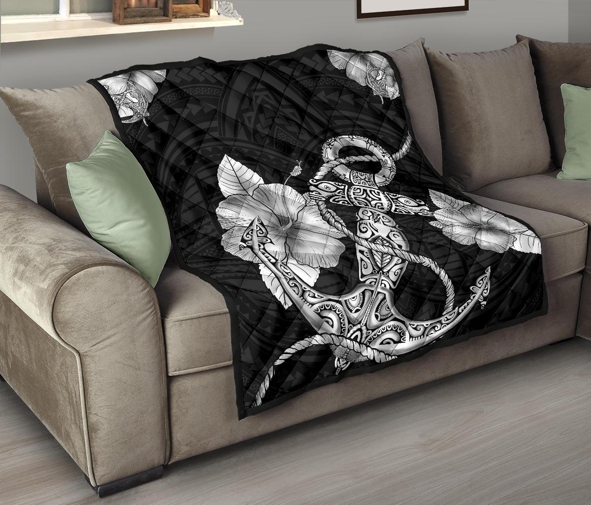 Polynesian Anchor Premium Quilt - Polynesian Pride