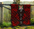 Fiji Premium Quilt - Fiji Coat Of Arms Polynesian Red Tattoo - Polynesian Pride
