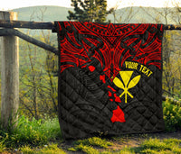 Hawaii Custom Personalised Premium Quilt - Polynesian Whale Tail - Polynesian Pride