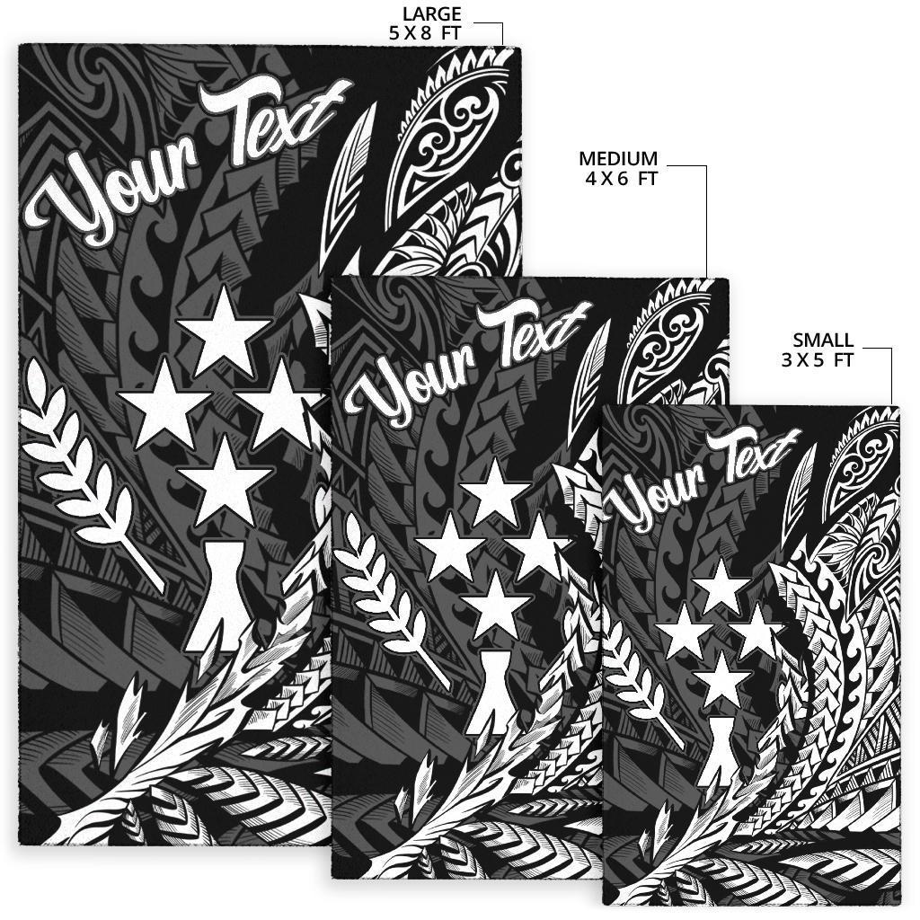 Kosrae State Area Rug - Custom Personalised Wings Style - Polynesian Pride