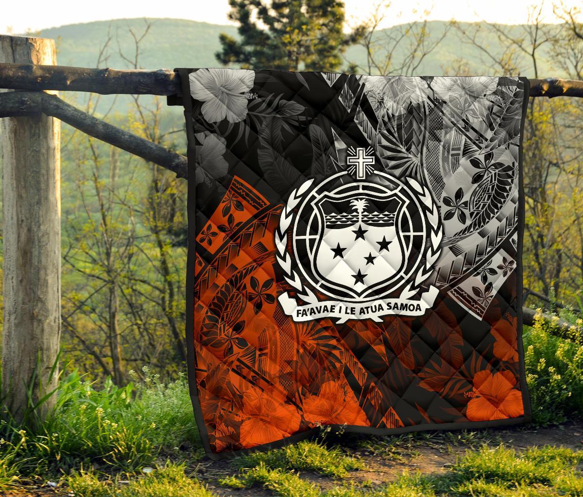 Samoa Polynesian Premium Quilt - Vintage Polynesian Style - Polynesian Pride