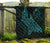 Polynesian Quilt - Polynesian Blue Shark Warrior Tattoo - Polynesian Pride