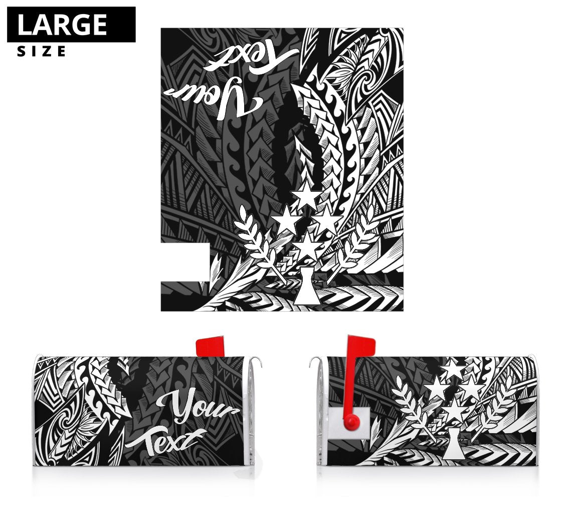Kosrae State Mailbox Cover - Custom Personalised Wings Style - Polynesian Pride