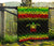Polynesian Premium Quilt - Polynesian Reggae Turtle Tattoo & Black Frog - Polynesian Pride