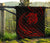 Hawaii Turtle Premium Quilt - Red - Frida Style - Polynesian Pride