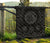 Hawaii Premium Quilt - Hawaii Map Honu Hibiscus Gray Polynesian Premium Quilt - Polynesian Pride