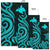 Papua New Guinea Area Rug - Turquoise Tentacle Turtle - Polynesian Pride