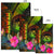 Polynesian Hawaii Polynesian Area Rug - Hibiscus and Banana Leaves - Polynesian Pride