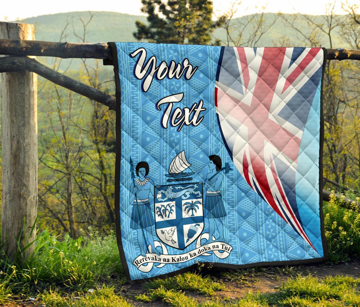 Fiji Custom Personalised Premium Quilt - Fiji Flag - Polynesian Pride