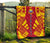 Kiribati Premium Quilt - Kiribati Coat Of Arms Polynesian Yellow Tattoo - Polynesian Pride