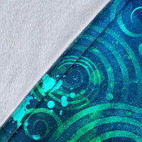 Polynesian Kanaka Maoli (Hawaiian) Premium Blanket - Turtle Hawaii Map - Polynesian Pride