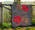 Hawaii Turtle Hibiscus Polynesian Premium Quilt - Khoi Style - AH - Polynesian Pride