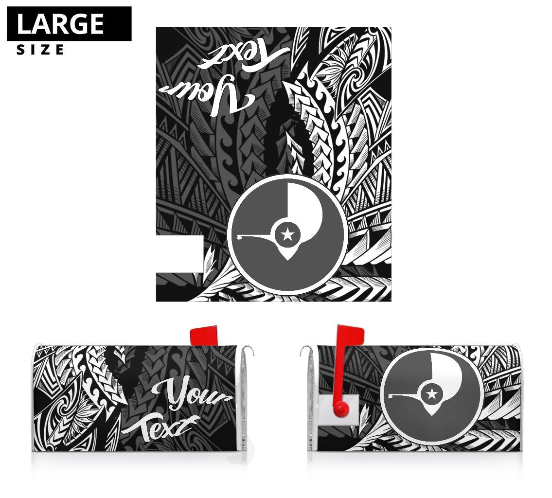 Yap State Mailbox Cover - Custom Personalised Wings Style - Polynesian Pride