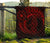 Polynesian Quilt - Polynesian Red Seahorse Tattoo - Polynesian Pride