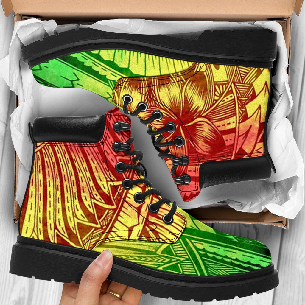 Polynesian 13 Season Boots - Polynesian Pattern - Polynesian Pride