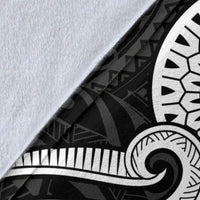 Northern Mariana Premium Blanket - Tentacle Turtle White - Polynesian Pride
