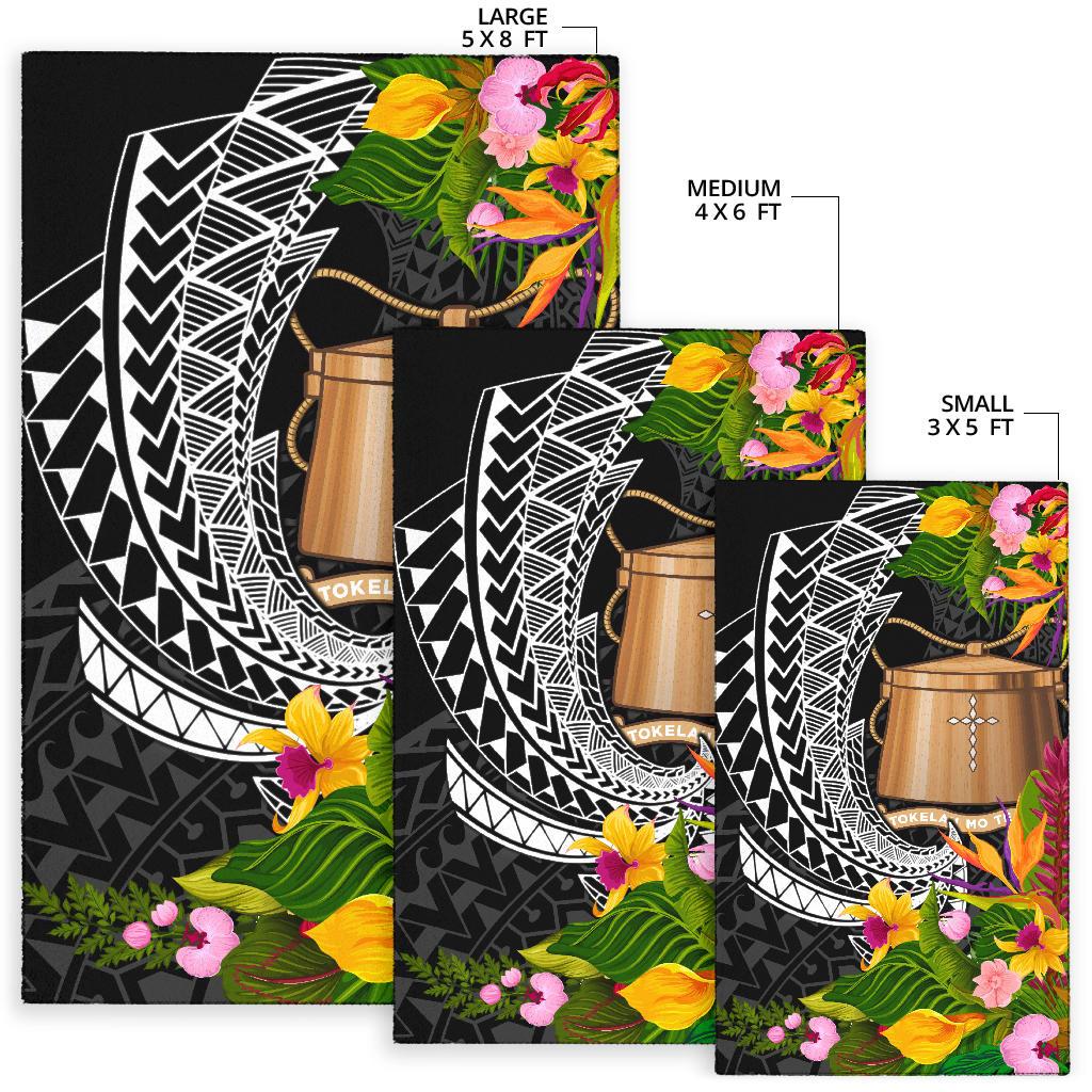 Tokelau Area Rug - Seal Spiral Polynesian Patterns - Polynesian Pride