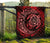 Hawaiian Turtle Polynesian Red Premium Quilt - Polynesian Pride