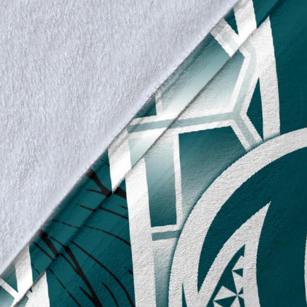 Polynesian Hawaii Kanaka Maoli Premium Blanket - Summer Plumeria - Polynesian Pride