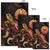 Tahiti Polynesian Area Rugs - Turtle With Blooming Hibiscus Gold - Polynesian Pride