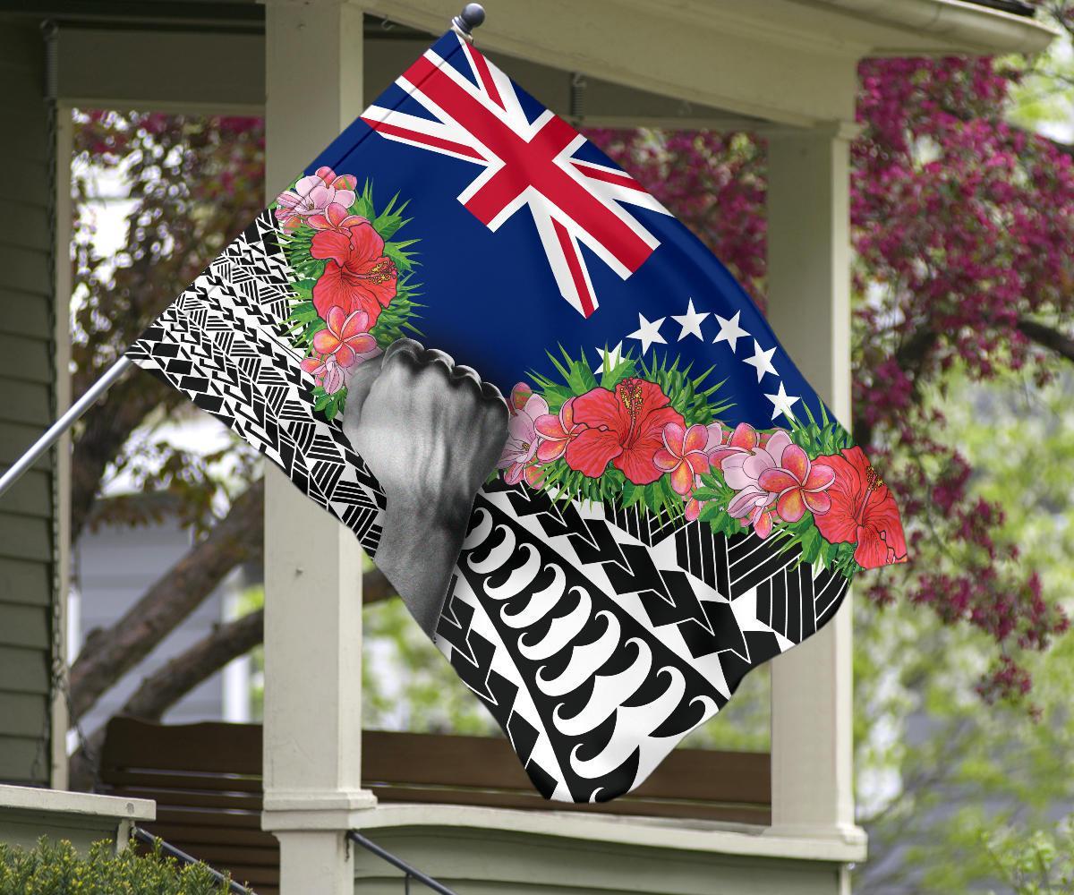 Cook Islands Flag - Curve Style - Polynesian Pride