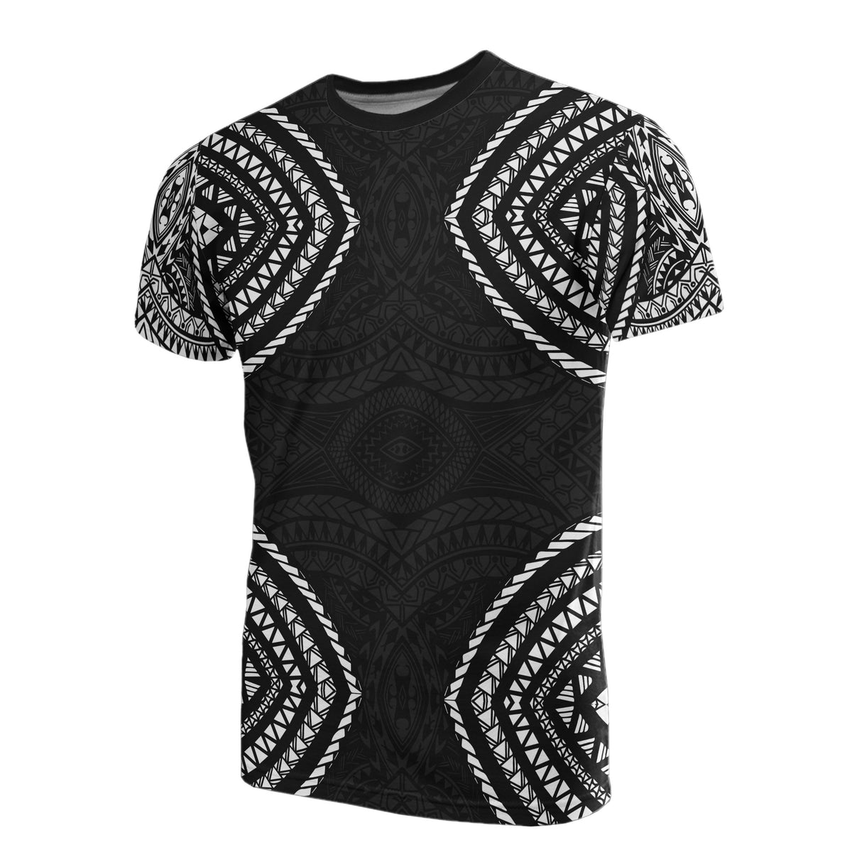 Kosrae Micronesia T Shirt Black Warrior Style - Polynesian Pride