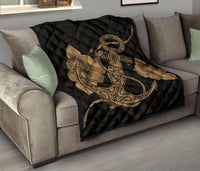 Anchor Gold Poly Tribal Premium Quilt - Polynesian Pride