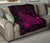 Rays Hawaii Map Polynesian Premium Quilt - Pink - Polynesian Pride