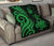 New Caledonia Premium Quilt - Green Tentacle Turtle - Polynesian Pride