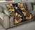 Austral Islands Premium Quilt - Austral Islands Flag Polynesian Gold Tattoo (Black) - Polynesian Pride