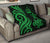 Vanuatu Premium Quilt - Green Tentacle Turtle - Polynesian Pride