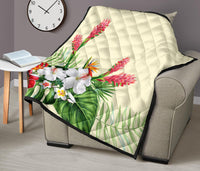 Wonderful Hibiscus Flower Premium Quilt - Polynesian Pride