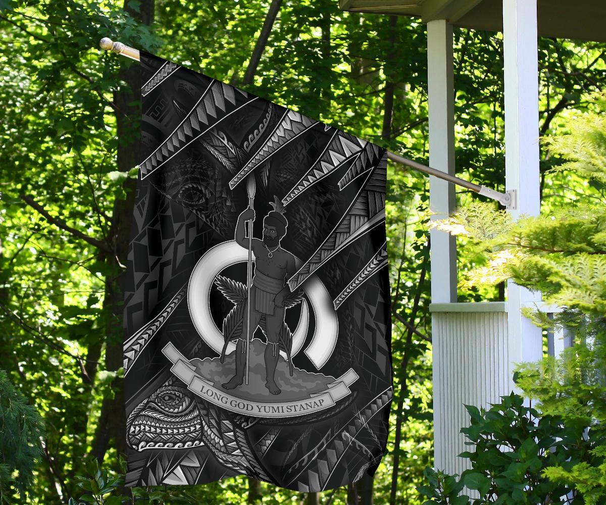 Vanuatu Flag - Seal With Whale Style - Polynesian Pride