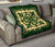 Hawaiian Premium Quilt Royal Pattern - Emerald Green - Polynesian Pride