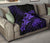 Hawaii Turtle Plumeria Coconut Tree Polynesian Premium Quilt - Purple - Polynesian Pride
