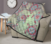 Turtle Color Premium Quilt - Polynesian Pride