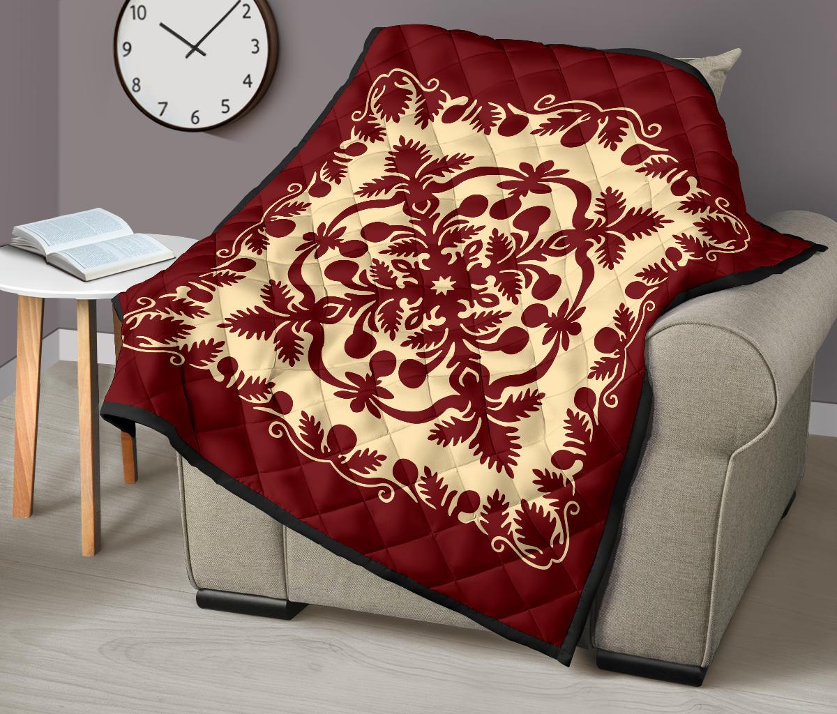 Hawaiian Quilt Royal Premium Quilt - Polynesian Pride