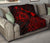 Hawaii Sea Turtle Is Swimming Toward Premium Quilt Red - Polynesian Pride
