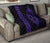 Hawaii Kakau Makau Fish Hook Polynesian Premium Quilt - Purple - Polynesian Pride