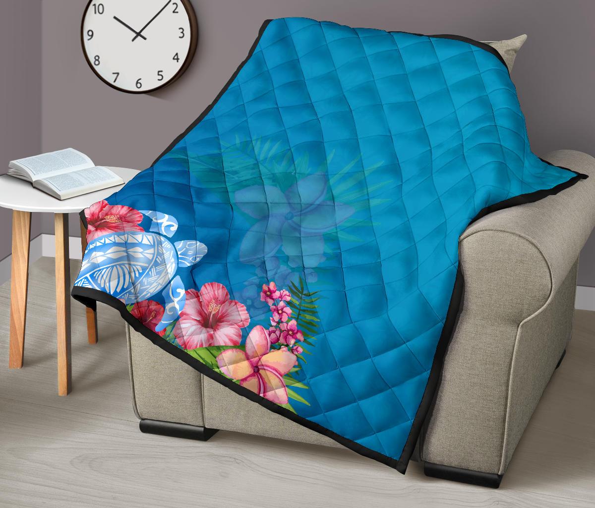 Polynesian Turtle Premium Quilt - Polynesian Pride