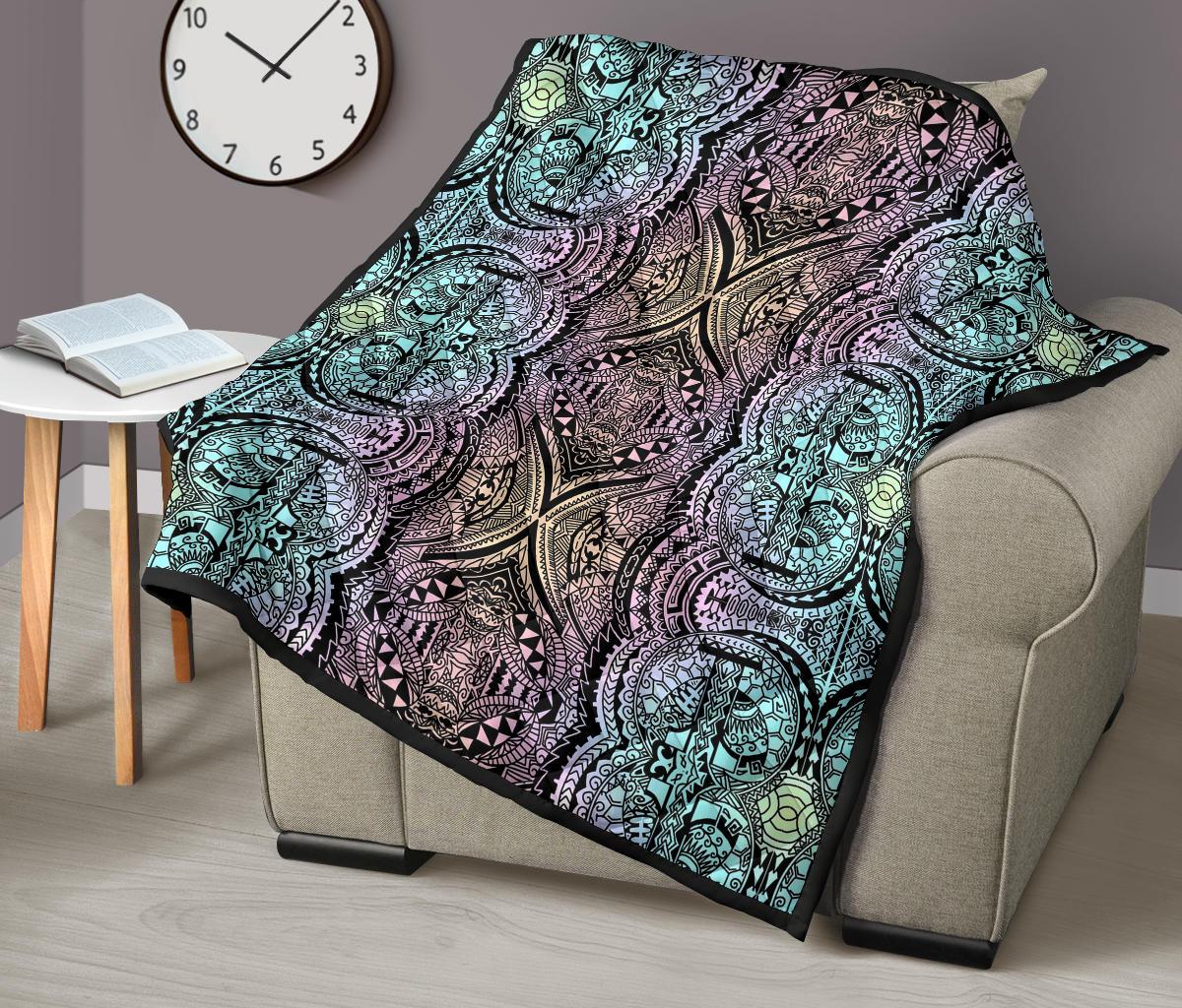 Polynesian Premium Quilt Blur - Polynesian Pride