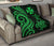 Wallis and Futuna Premium Quilt - Green Tentacle Turtle - Polynesian Pride