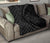 Hawaii Turtle Map Polynesian Premium Quilt - Gray - Circle Style - Polynesian Pride