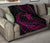 Hawaii Turtle Hibicus Premium Quilt - Frida Style - Pink - Polynesian Pride