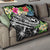 Polynesian Hawaii Kanaka Maoli Premium Quilt - Summer Plumeria (Black) Black - Polynesian Pride