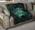 Hawaii Premium Quilt - Turtle Strong Pattern Hibiscus Plumeria Turquoise AH - Polynesian Pride