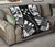Gambier Islands Premium Quilt - Gambier Islands Flag Polynesian White Tattoo (Black) - Polynesian Pride